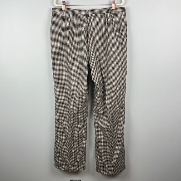 Pendleton 100% wool houndstooth straight leg women’s pants - Picture 7 of 9